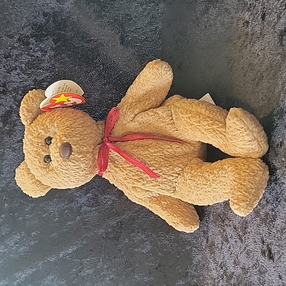 TY 1993 Curly Bear beanie baby